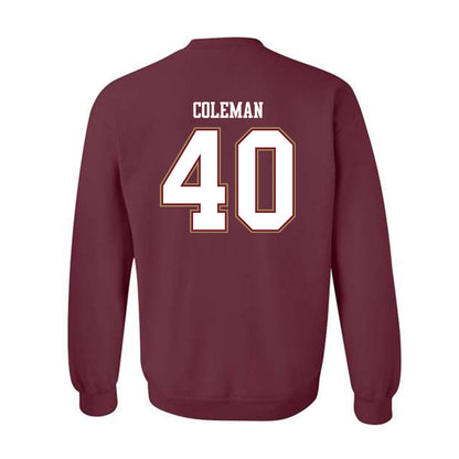 Charleston - NCAA Baseball : Walker Coleman - Crewneck Sweatshirt-1