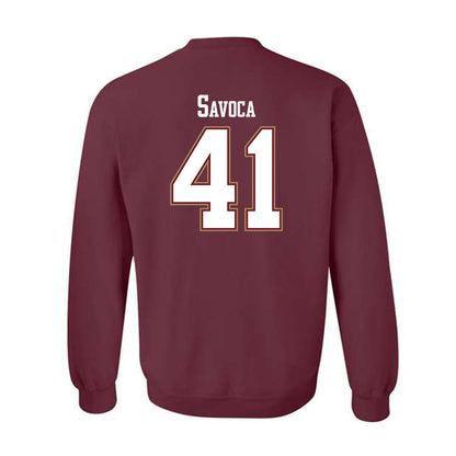 Charleston - NCAA Baseball : Geneo Savoca - Crewneck Sweatshirt-1