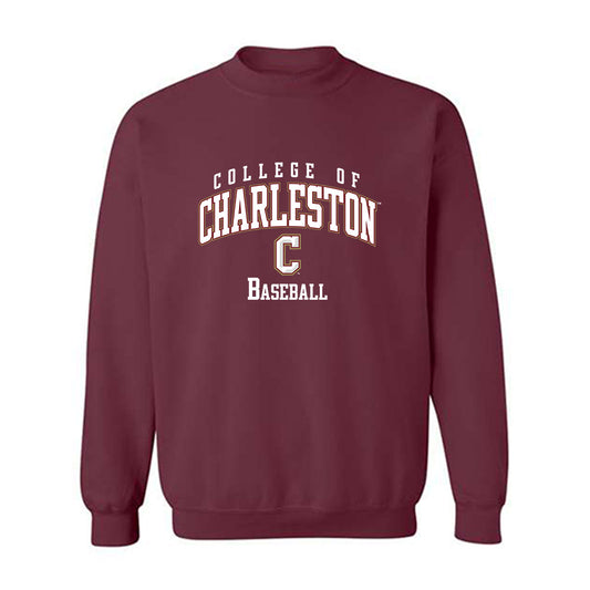 Charleston - NCAA Baseball : Asher Lucas - Crewneck Sweatshirt-0