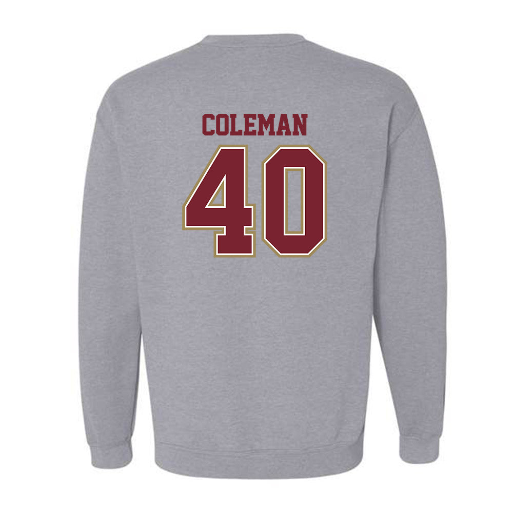 Charleston - NCAA Baseball : Walker Coleman - Crewneck Sweatshirt-1