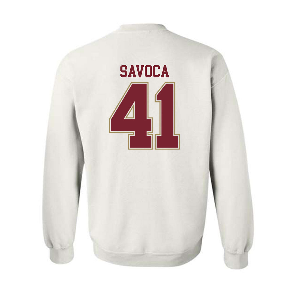 Charleston - NCAA Baseball : Geneo Savoca - Crewneck Sweatshirt-1