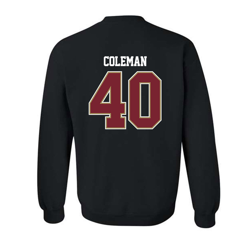 Charleston - NCAA Baseball : Walker Coleman - Crewneck Sweatshirt-1