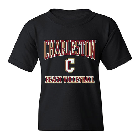 Charleston - NCAA Beach Volleyball : Ella Duffner - Youth T-Shirt-0