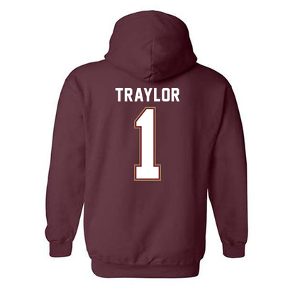 Charleston - NCAA Men's Basketball : Chadlyn Traylor - Hooded Sweatshirt-1