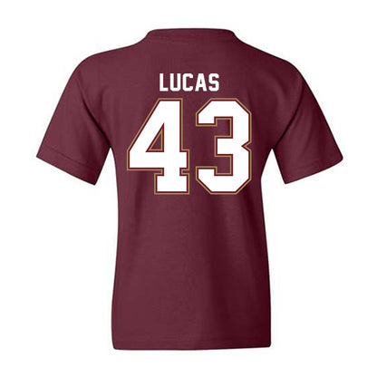 Charleston - NCAA Baseball : Asher Lucas - Youth T-Shirt-1