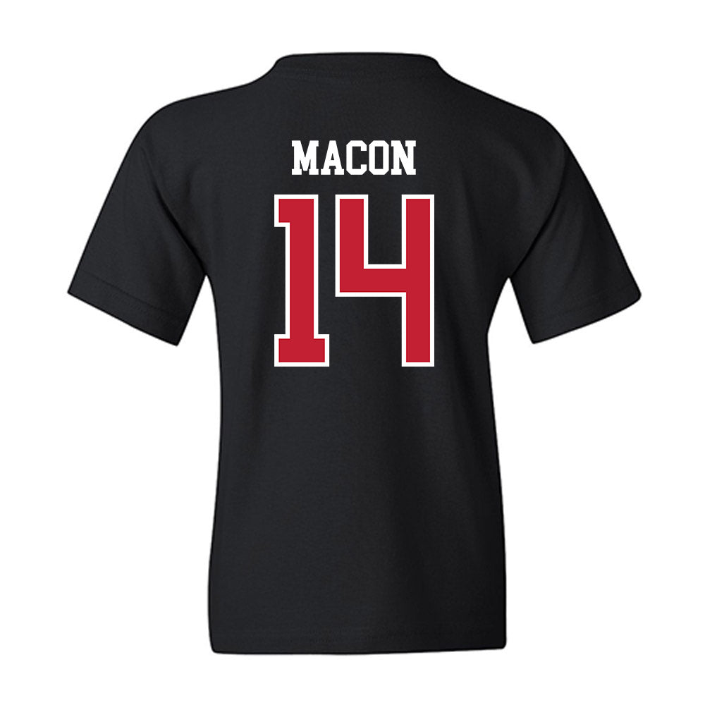 Northern Illinois - NCAA Football : Jalen Macon - Youth T-Shirt-1