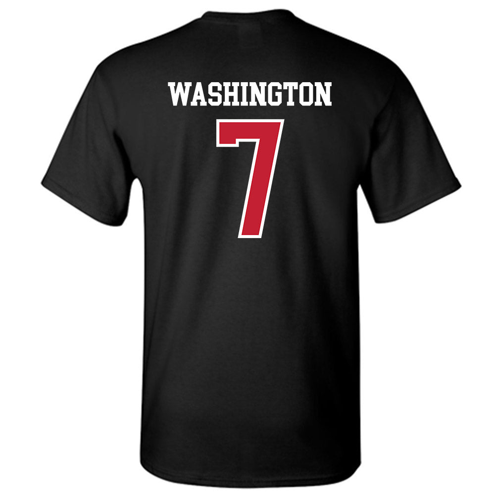 Northern Illinois - NCAA Men's Basketball : Hassan Washington - T-Shirt-1