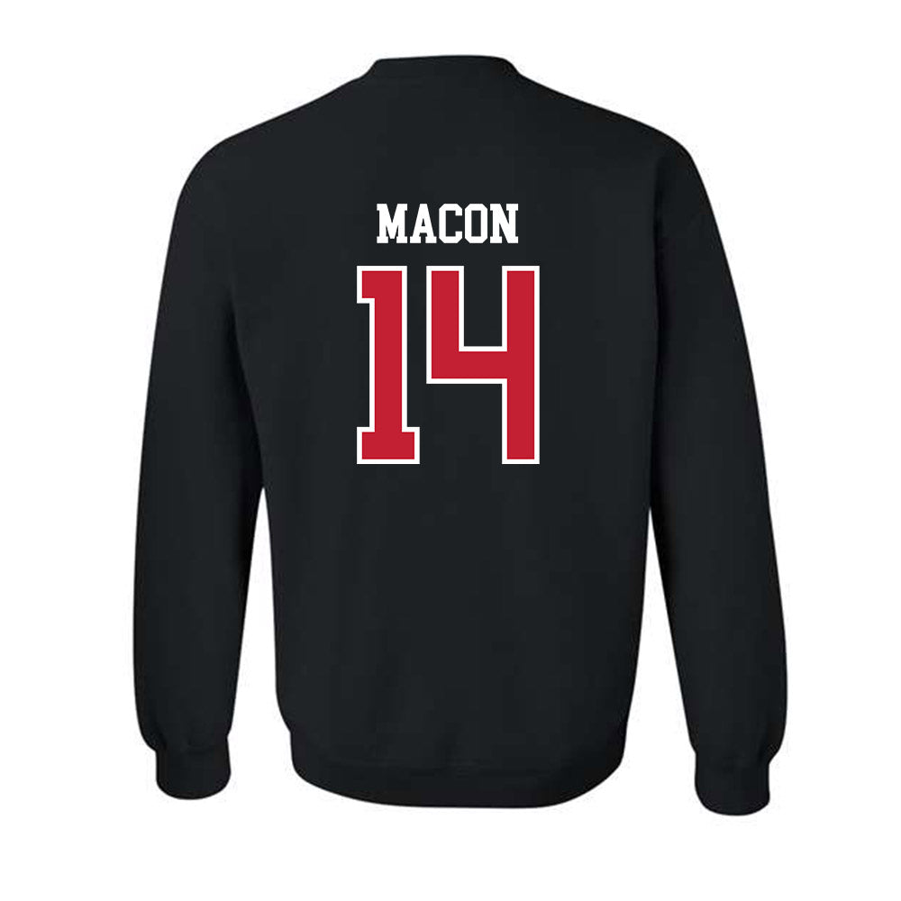 Northern Illinois - NCAA Football : Jalen Macon - Crewneck Sweatshirt-1