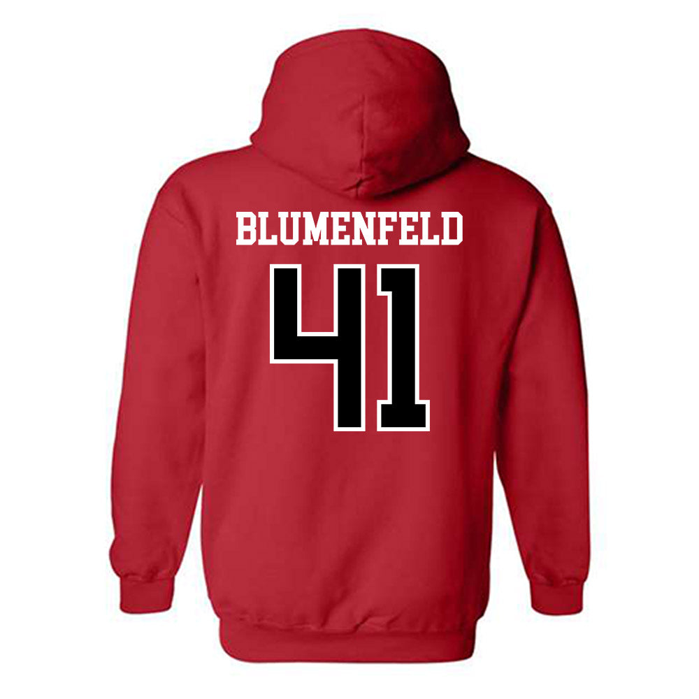 Northern Illinois - NCAA Women's Basketball : Brooke Blumenfeld - Hooded Sweatshirt-1