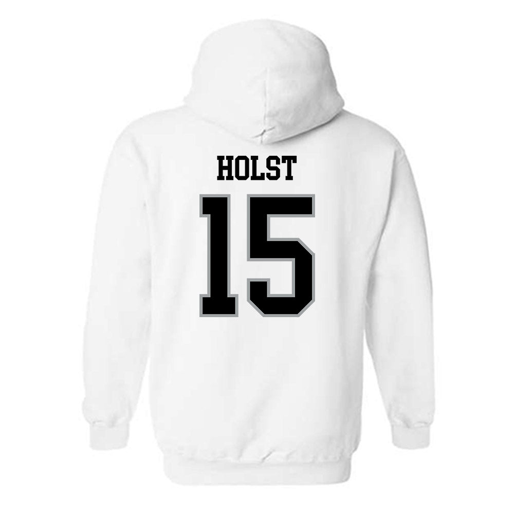 Northern Illinois - NCAA Football : Josh Holst - Classic Shersey Hooded Sweatshirt-1