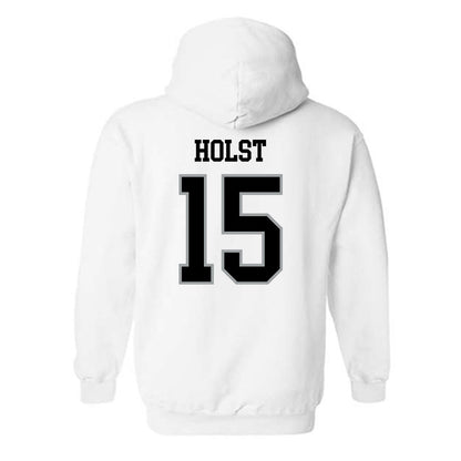 Northern Illinois - NCAA Football : Josh Holst - Classic Shersey Hooded Sweatshirt-1