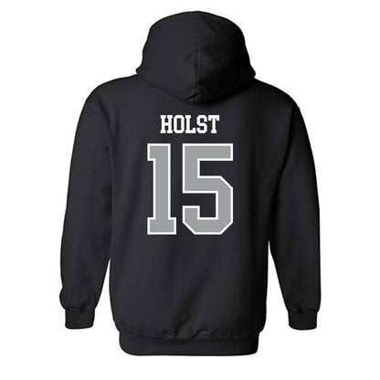 Northern Illinois - NCAA Football : Josh Holst - Classic Shersey Hooded Sweatshirt-1
