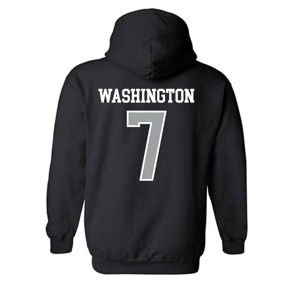 Northern Illinois - NCAA Men's Basketball : Hassan Washington - Classic Shersey Hooded Sweatshirt-1