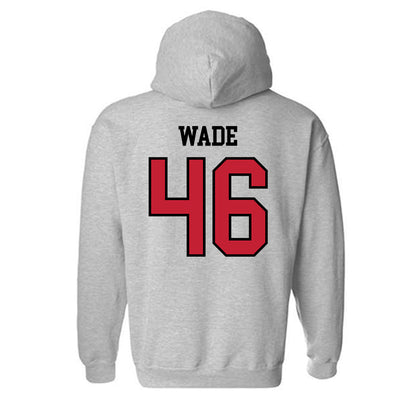 Northern Illinois - NCAA Football : CJ Wade - Classic Shersey Hooded Sweatshirt-1