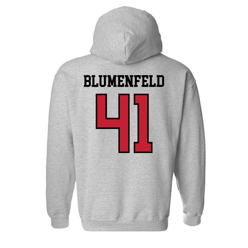 Northern Illinois - NCAA Women's Basketball : Brooke Blumenfeld - Classic Shersey Hooded Sweatshirt-1