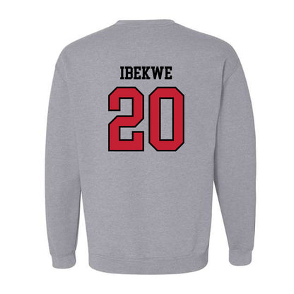 Northern Illinois - NCAA Football : Afy Ibekwe - Classic Shersey Crewneck Sweatshirt-1