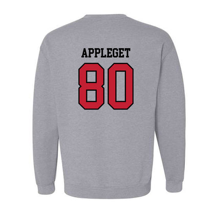 Northern Illinois - NCAA Football : Jake Appleget - Classic Shersey Crewneck Sweatshirt-1
