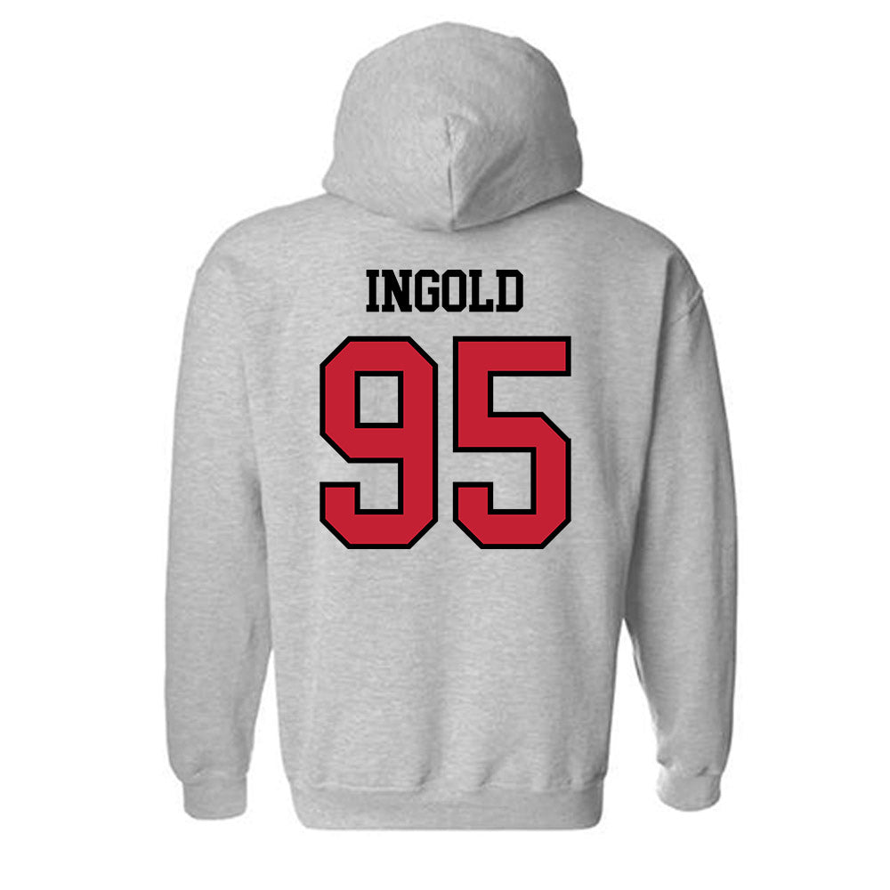 Northern Illinois - NCAA Football : Lance Ingold - Classic Shersey Hooded Sweatshirt-1