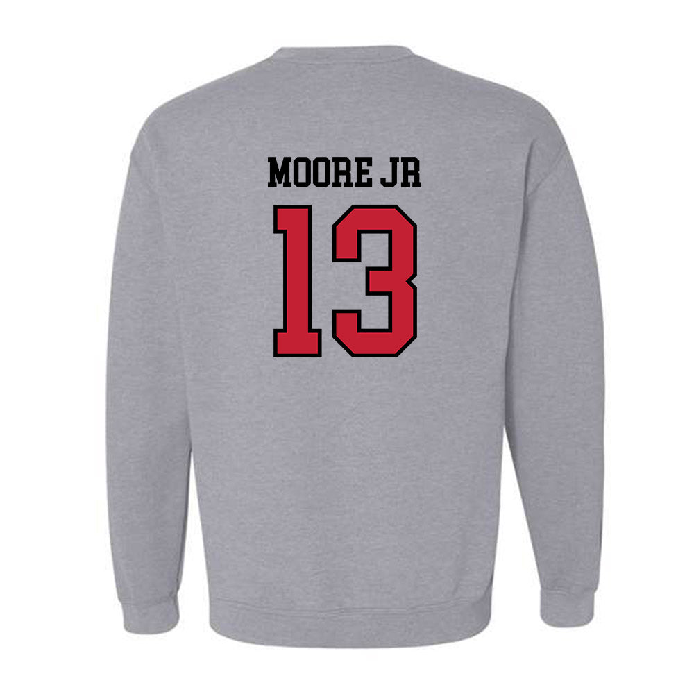 Northern Illinois - NCAA Football : Ivan Moore Jr - Classic Shersey Crewneck Sweatshirt-1