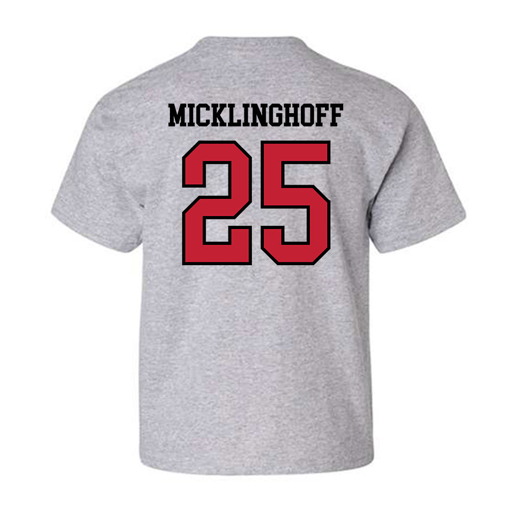 Northern Illinois - NCAA Baseball : Gavin Micklinghoff - Classic Shersey Youth T-Shirt-1