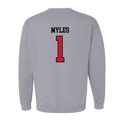 Northern Illinois - NCAA Football : Ty Myles - Classic Shersey Crewneck Sweatshirt-1
