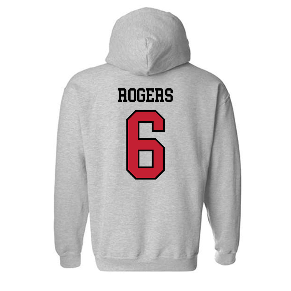 Northern Illinois - NCAA Football : Dearee Rogers - Classic Shersey Hooded Sweatshirt-1