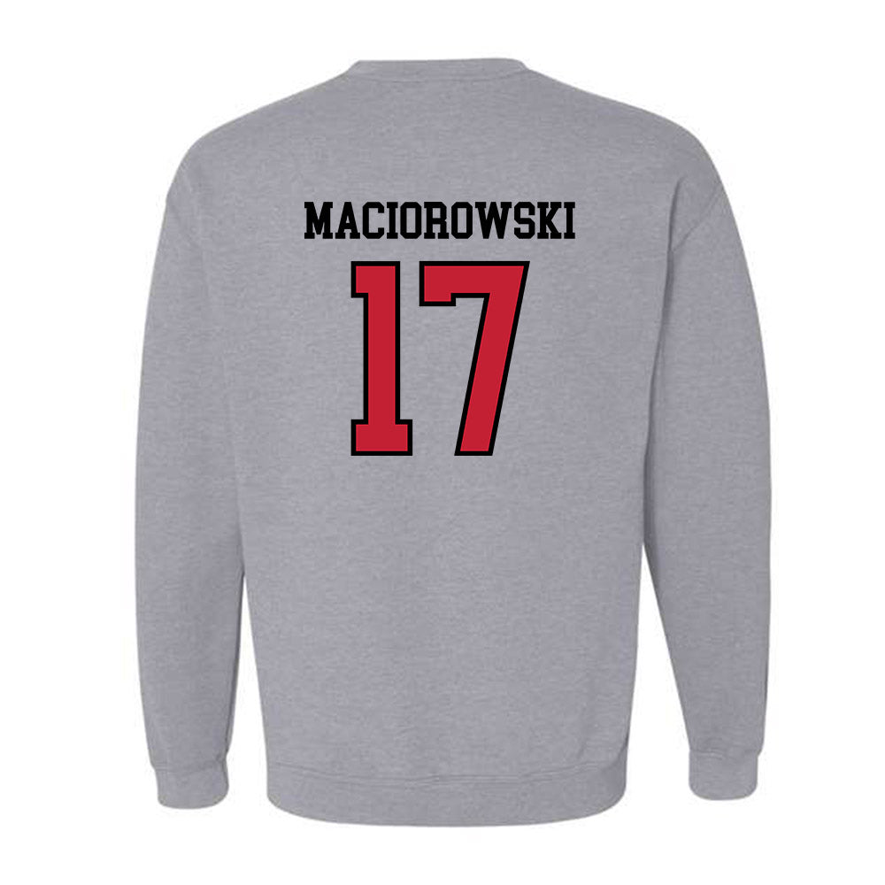 Northern Illinois - NCAA Football : Filip Maciorowski - Classic Shersey Crewneck Sweatshirt-1