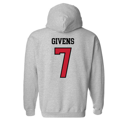 Northern Illinois - NCAA Football : Gary Givens - Classic Shersey Hooded Sweatshirt-1
