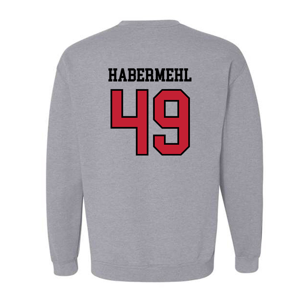Northern Illinois - NCAA Football : Devin Habermehl - Classic Shersey Crewneck Sweatshirt-1