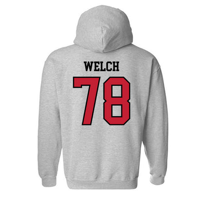 Northern Illinois - NCAA Football : Jacob Welch - Classic Shersey Hooded Sweatshirt-1