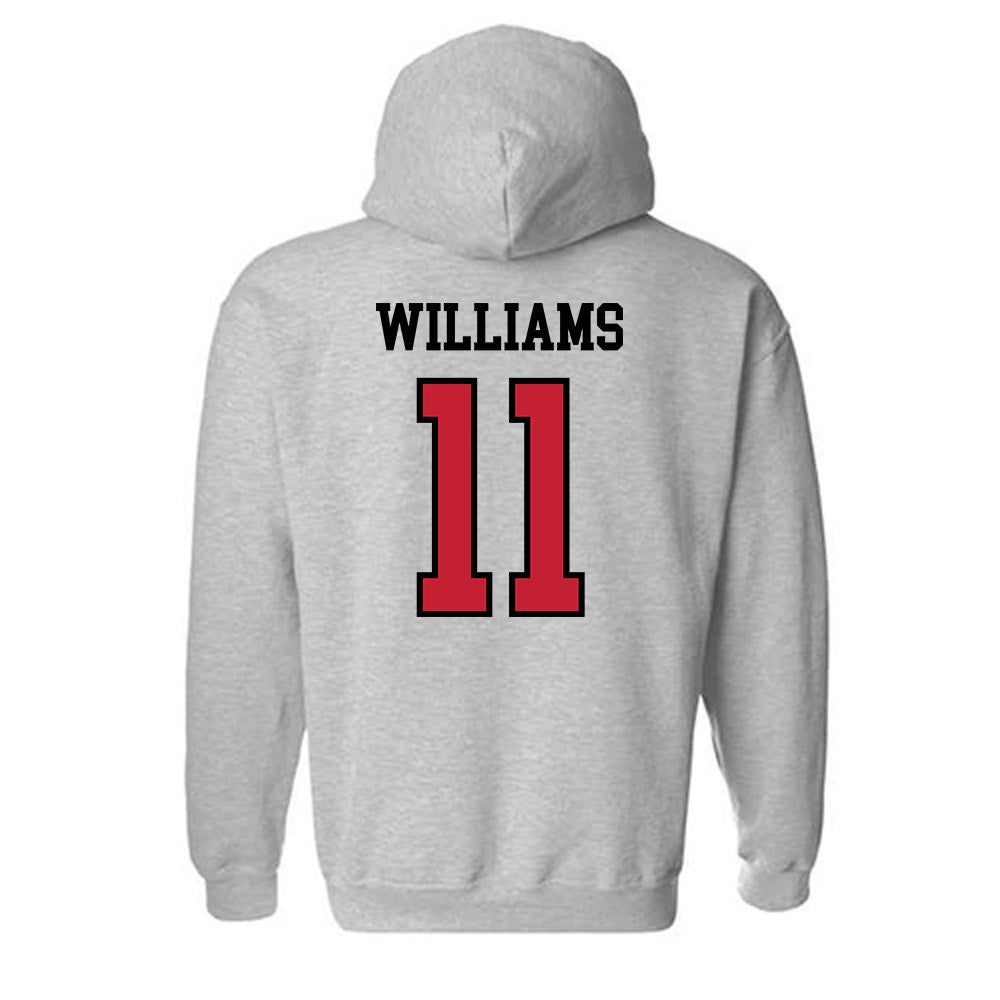 Northern Illinois - NCAA Football : Jalonnie Williams - Classic Shersey Hooded Sweatshirt-1