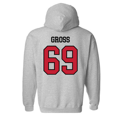 Northern Illinois - NCAA Football : Logan Gross - Classic Shersey Hooded Sweatshirt-1
