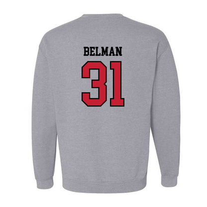 Northern Illinois - NCAA Football : Owen Belman - Classic Shersey Crewneck Sweatshirt-1