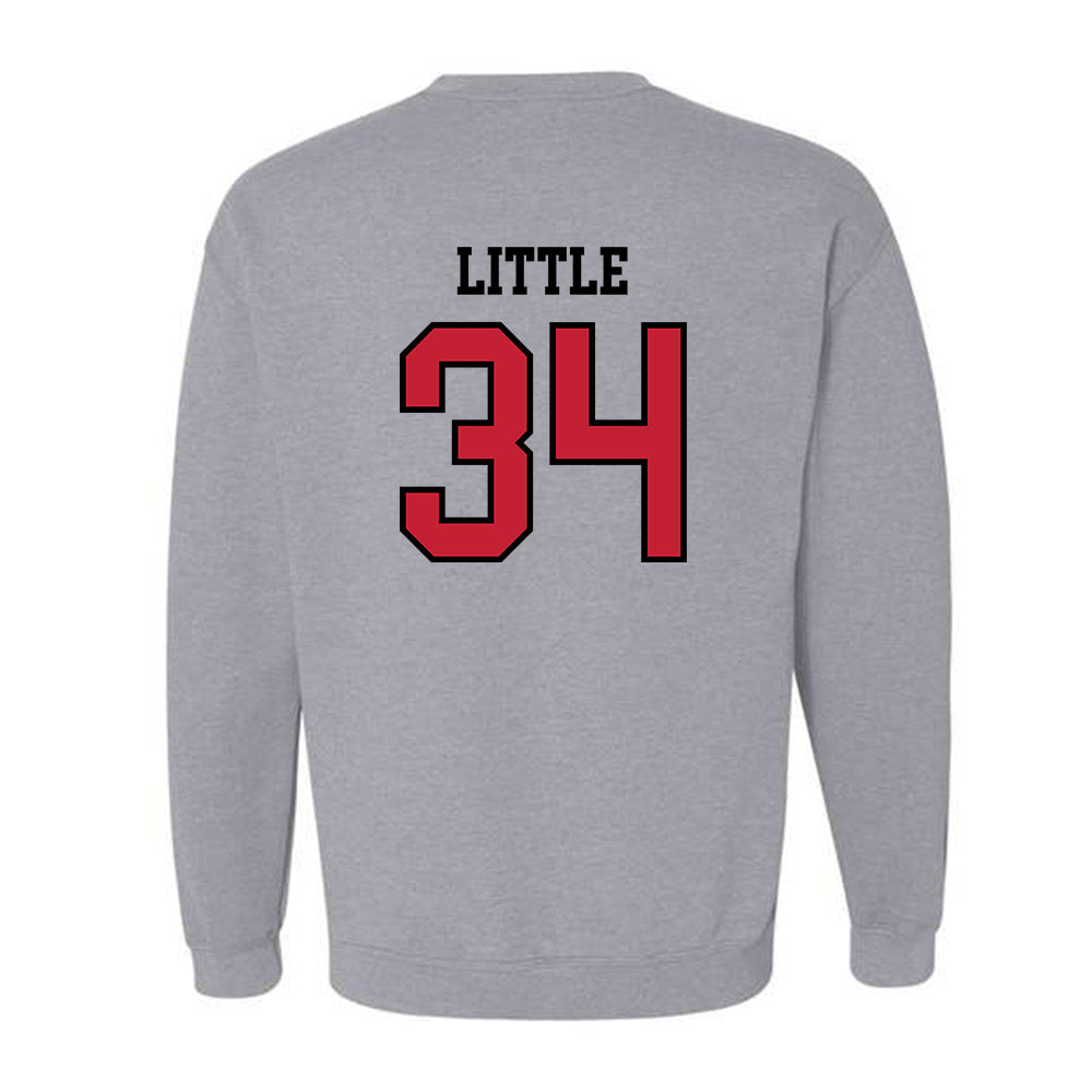 Northern Illinois - NCAA Football : James Little - Classic Shersey Crewneck Sweatshirt-1