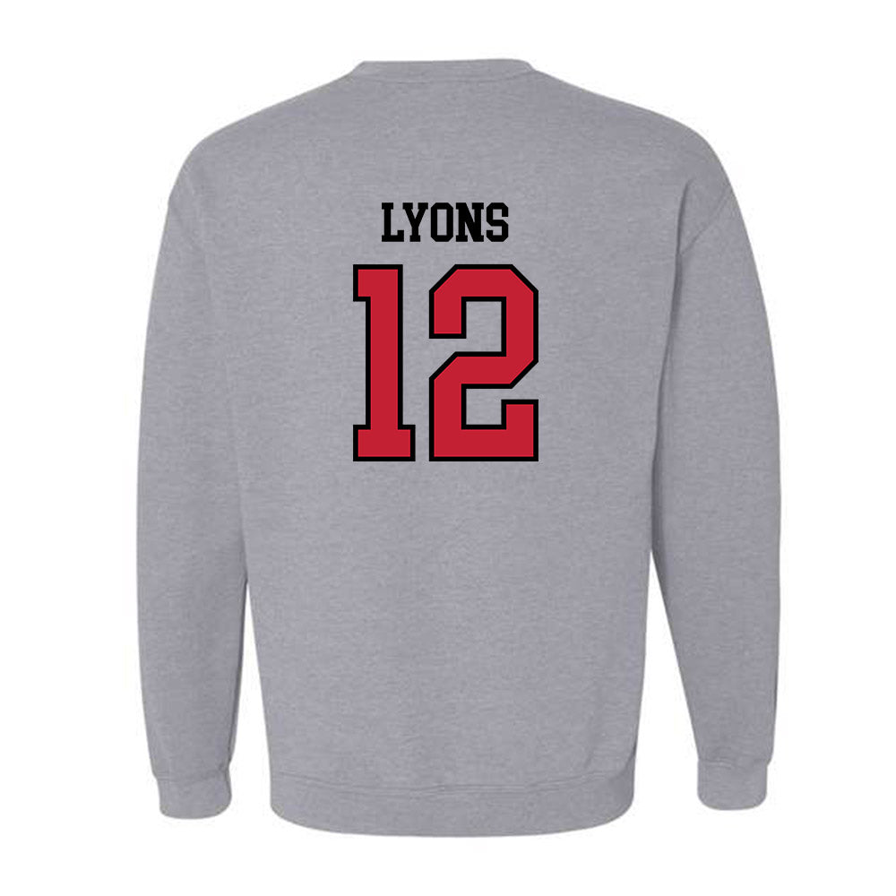 Northern Illinois - NCAA Football : Keshawn Lyons - Classic Shersey Crewneck Sweatshirt-1