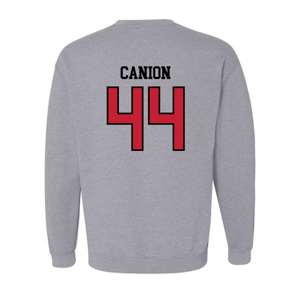 Northern Illinois - NCAA Football : Montrel Canion - Classic Shersey Crewneck Sweatshirt-1