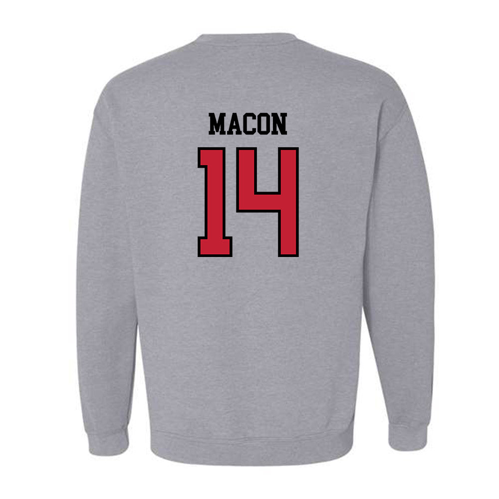 Northern Illinois - NCAA Football : Jalen Macon - Classic Shersey Crewneck Sweatshirt-1