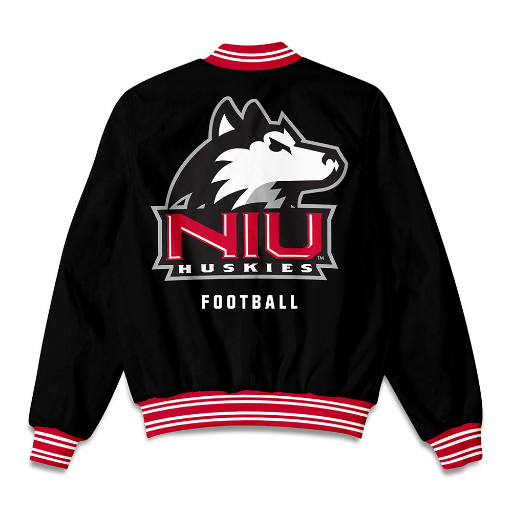 Northern Illinois - NCAA Football : Logan Gross - Bomber Jacket-1