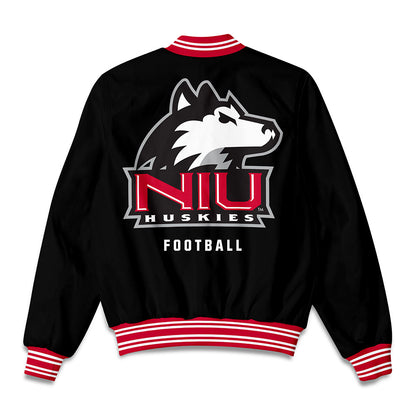 Northern Illinois - NCAA Football : Logan Gross - Bomber Jacket-1