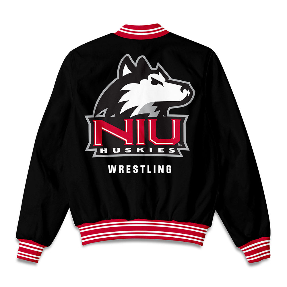 Northern Illinois - NCAA Wrestling : Jacob Brya - Bomber Jacket-1