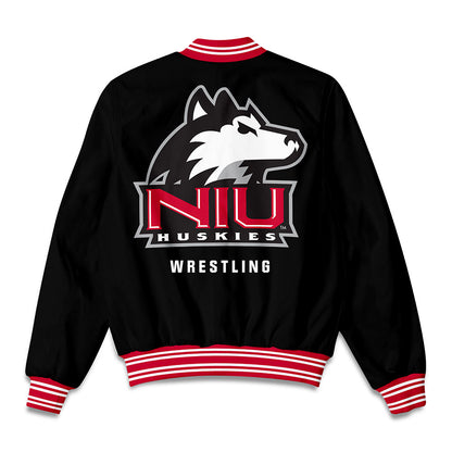 Northern Illinois - NCAA Wrestling : Jacob Brya - Bomber Jacket-1