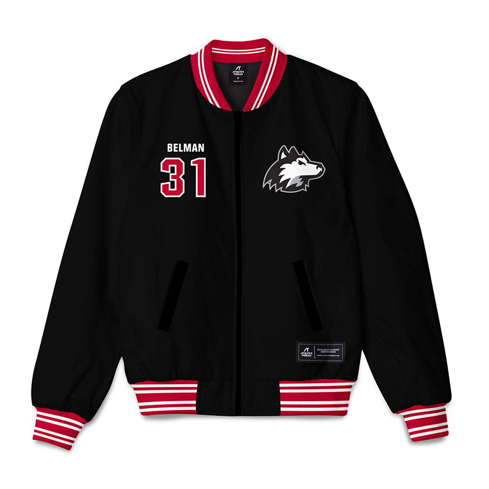 Northern Illinois - NCAA Football : Owen Belman - Bomber Jacket-0