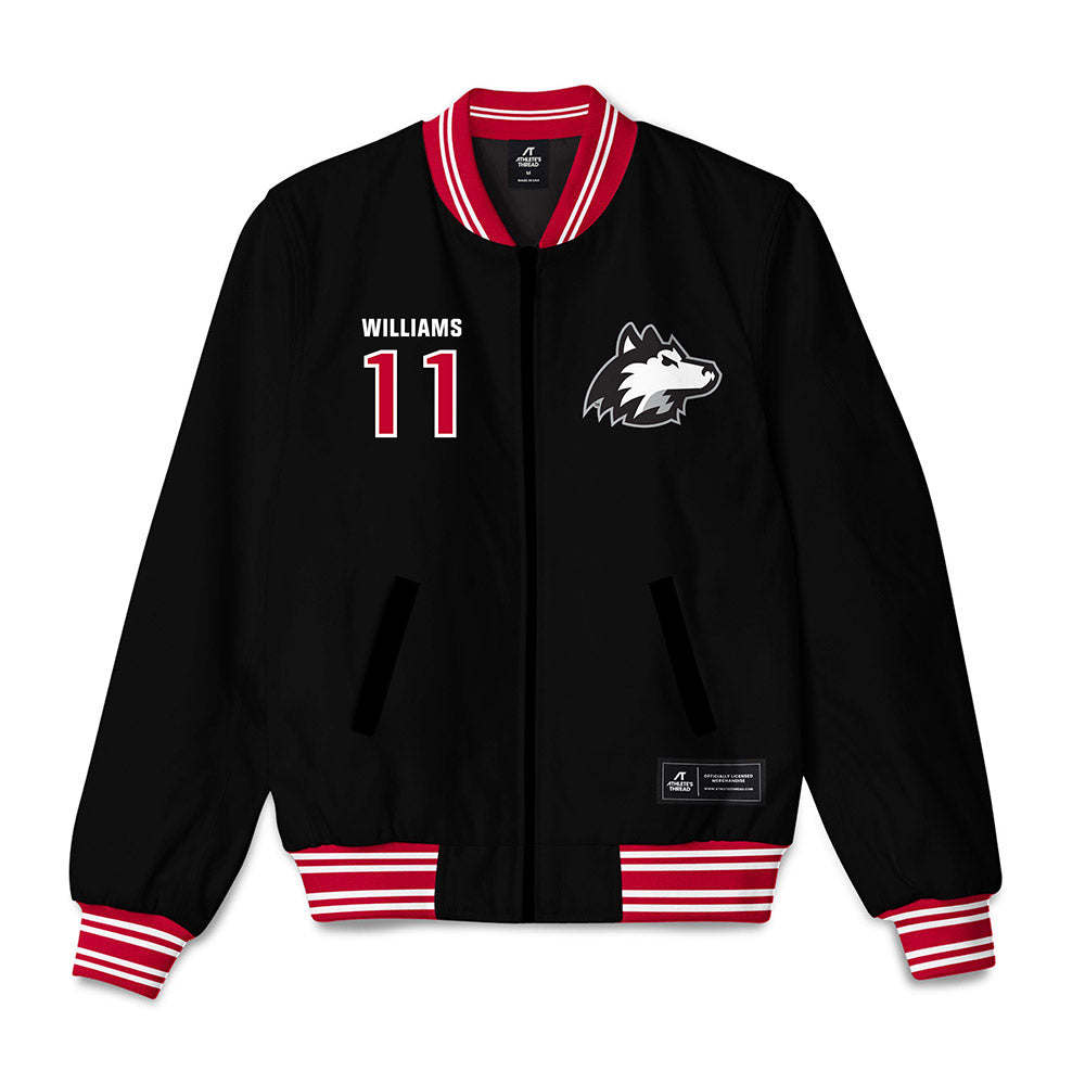 Northern Illinois - NCAA Football : Jalonnie Williams - Bomber Jacket-0