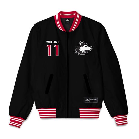 Northern Illinois - NCAA Football : Jalonnie Williams - Bomber Jacket-0
