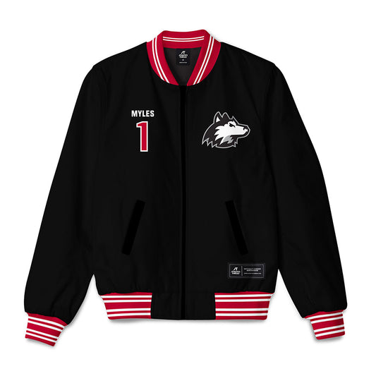 Northern Illinois - NCAA Football : Ty Myles - Bomber Jacket-0