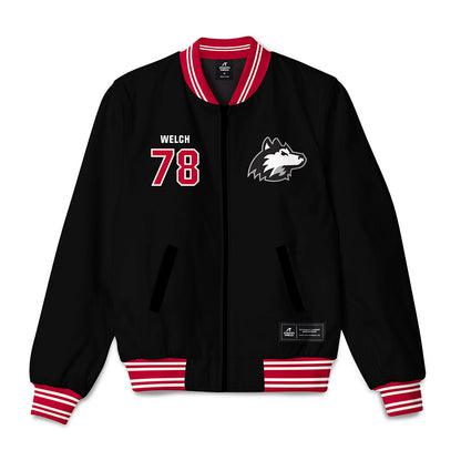 Northern Illinois - NCAA Football : Jacob Welch - Bomber Jacket-0