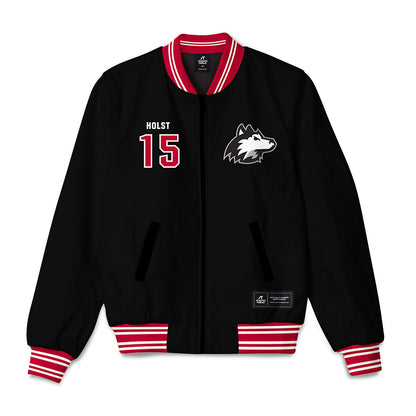 Northern Illinois - NCAA Football : Josh Holst - Bomber Jacket-0