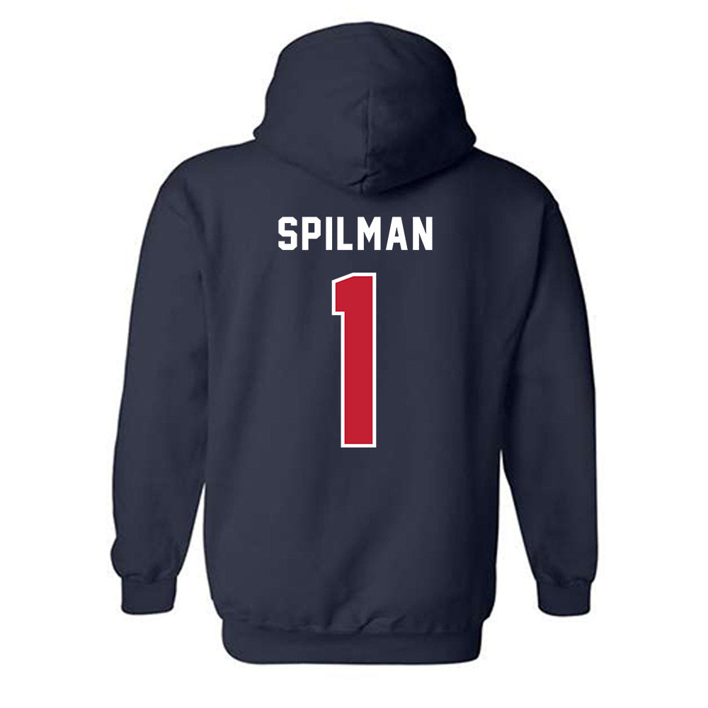 Richmond - NCAA Men's Lacrosse : Ryan Spilman - Classic Shersey Hooded Sweatshirt-1