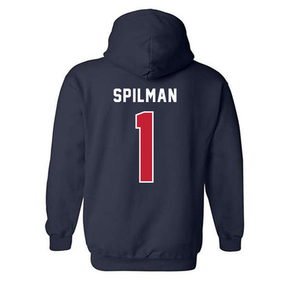Richmond - NCAA Men's Lacrosse : Ryan Spilman - Classic Shersey Hooded Sweatshirt-1
