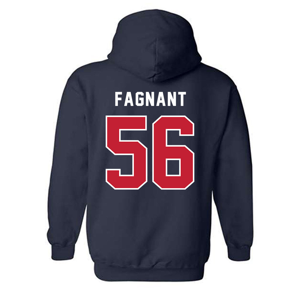 Richmond - NCAA Baseball : James Fagnant - Classic Shersey Hooded Sweatshirt-1